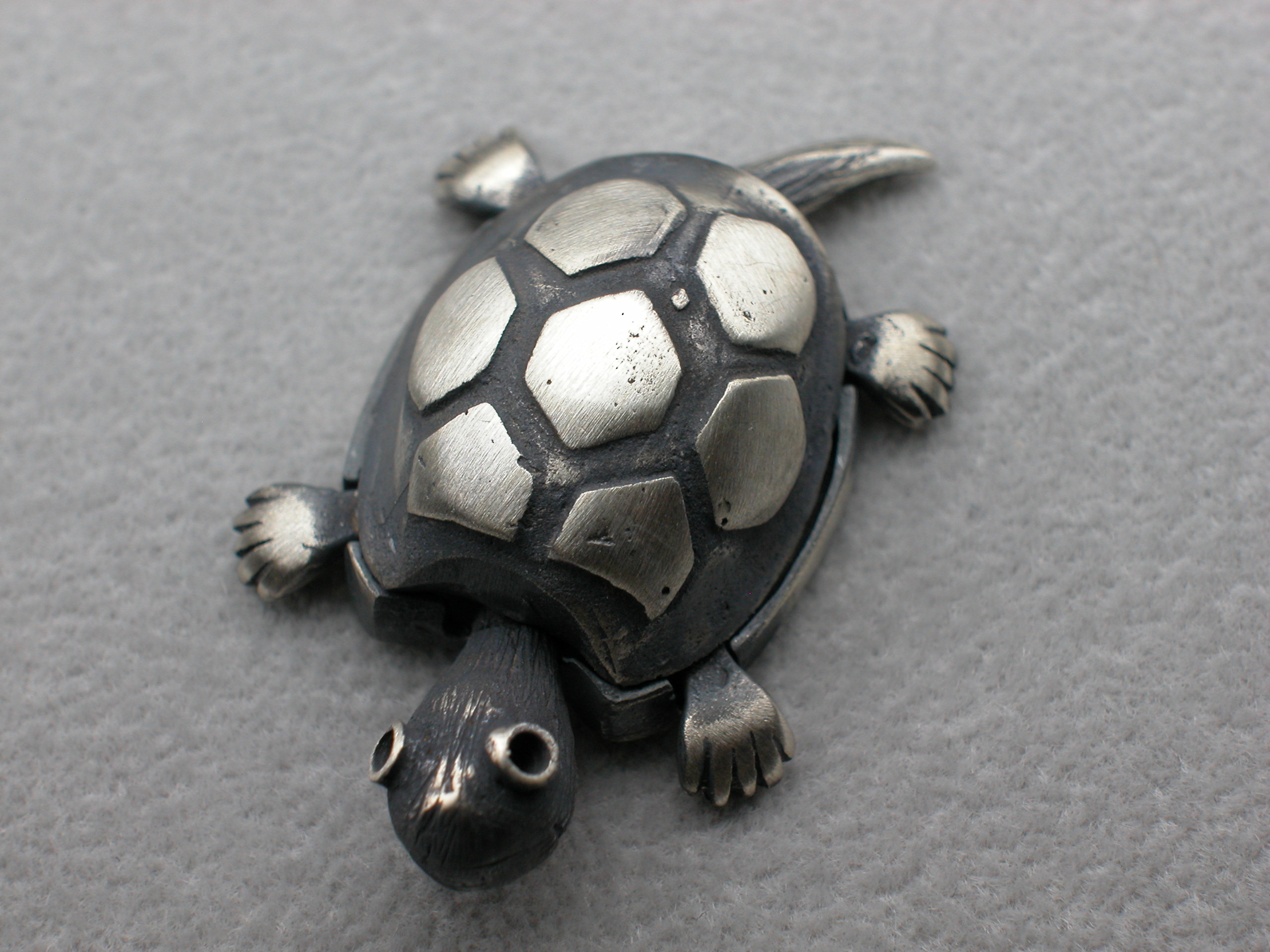 Sterling Silver Turtle Pendant